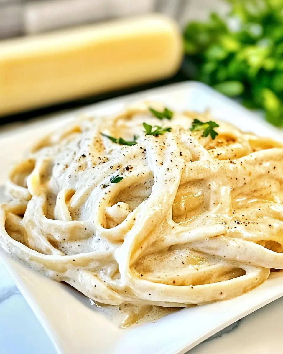 Homemade Light Alfredo Sauce photo