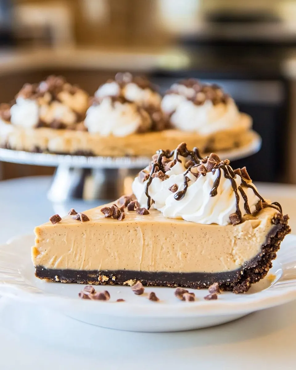 Delicious Lighter Peanut Butter Pie image