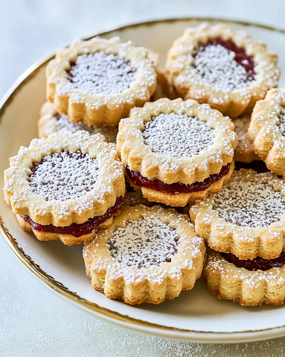 Homemade Linzer Sandwich Cookies photo
