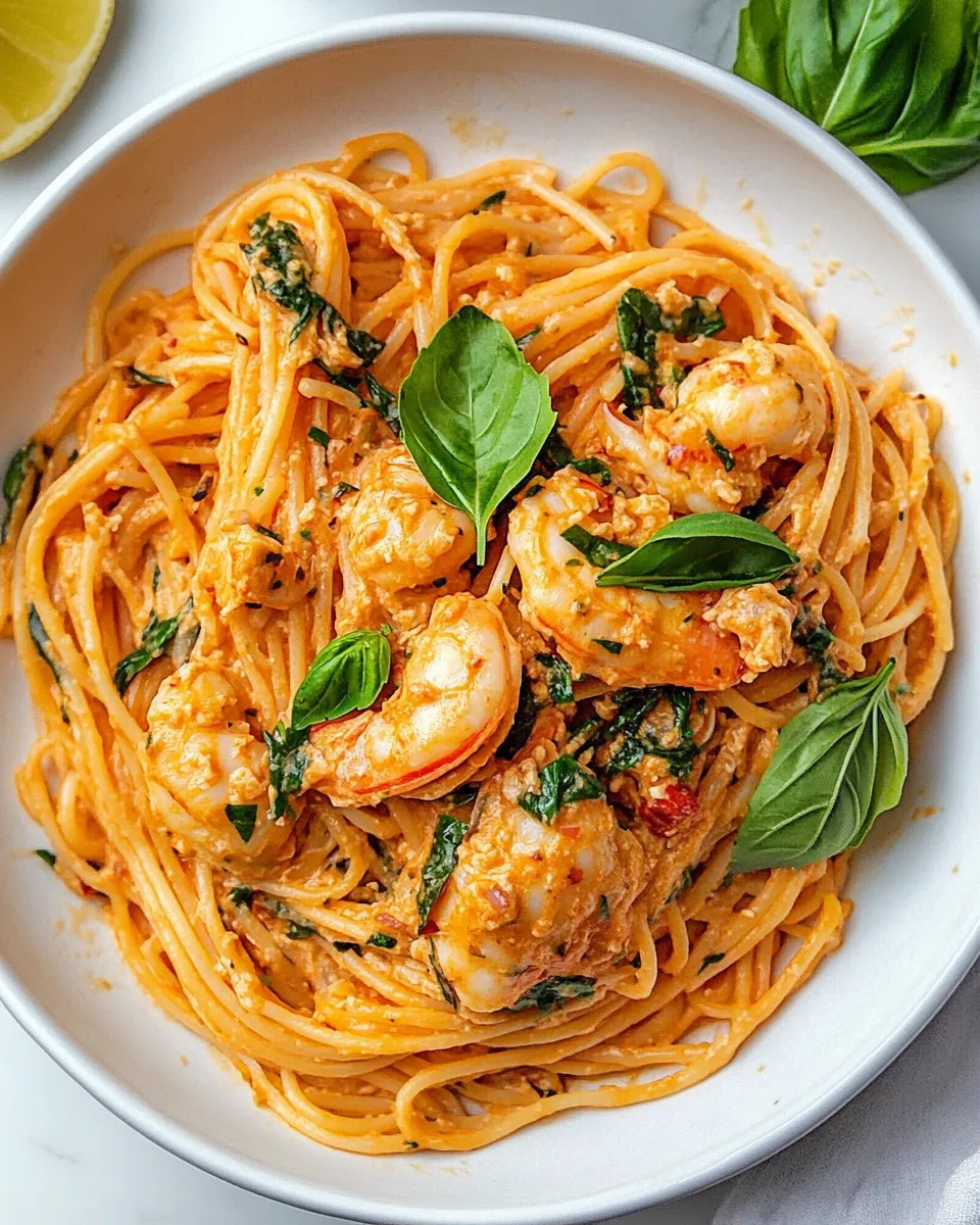 Delicious Lobster Pasta shot