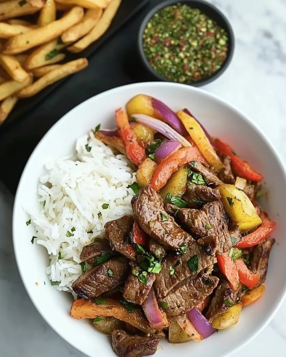 Classic Lomo Saltado Recipe shot