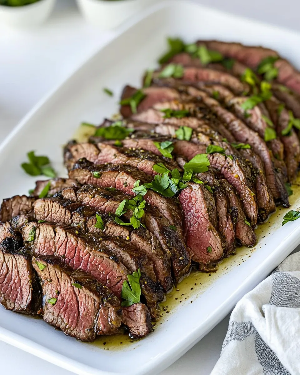 Delicious London Broil Marinade shot