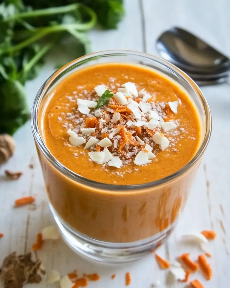 Delicious Low-Carb Carrot Cake Smoothie image