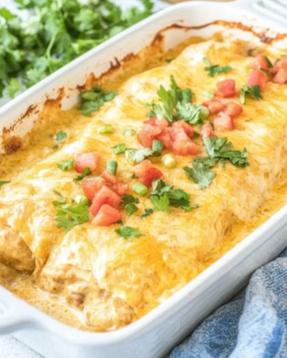 Delicious Low Carb Chicken Enchilada Casserole image