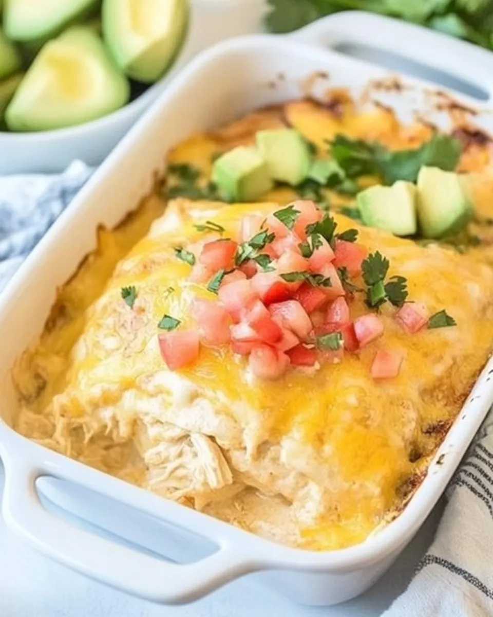 Healthy Low Carb Chicken Enchilada Casserole recipe photo