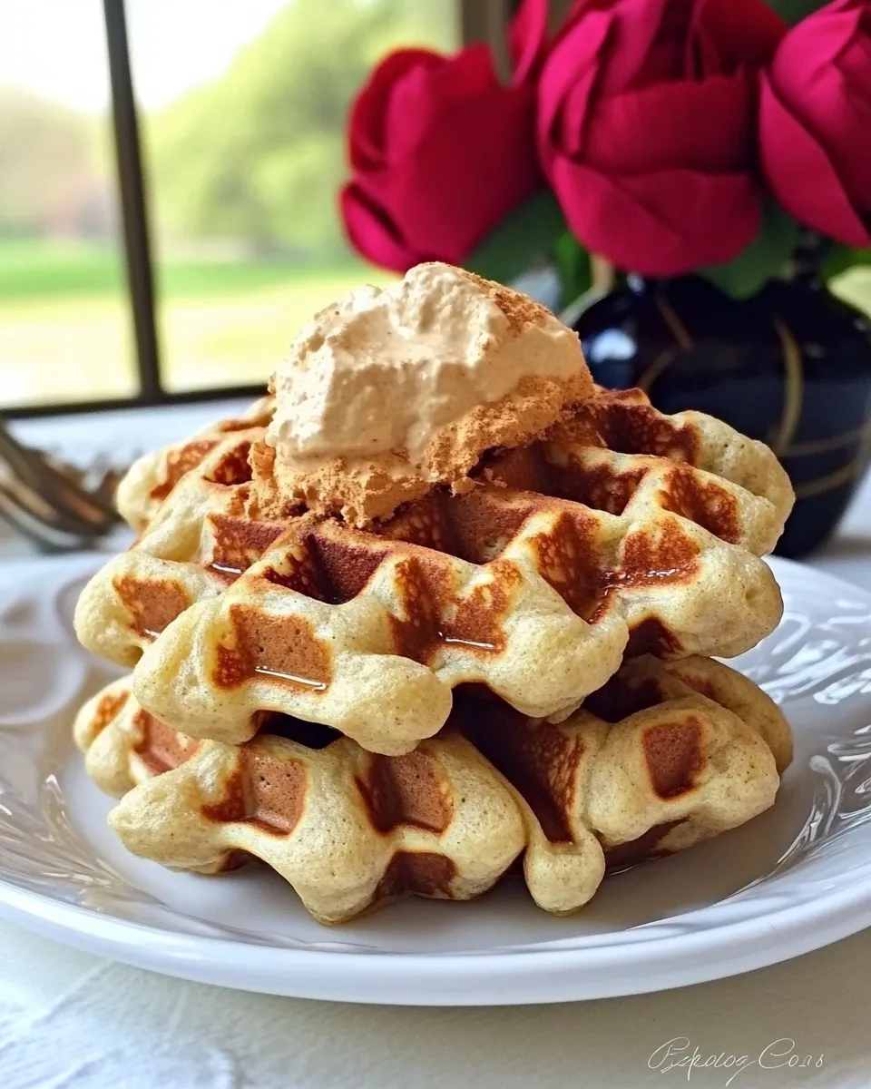 Quick Low Carb Waffles with Protein Powder and Almond Flour shot
