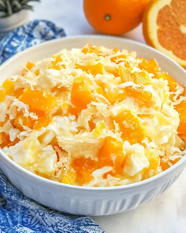 Homemade Lubys Ambrosia Salad (Easy Copycat Recipe) photo