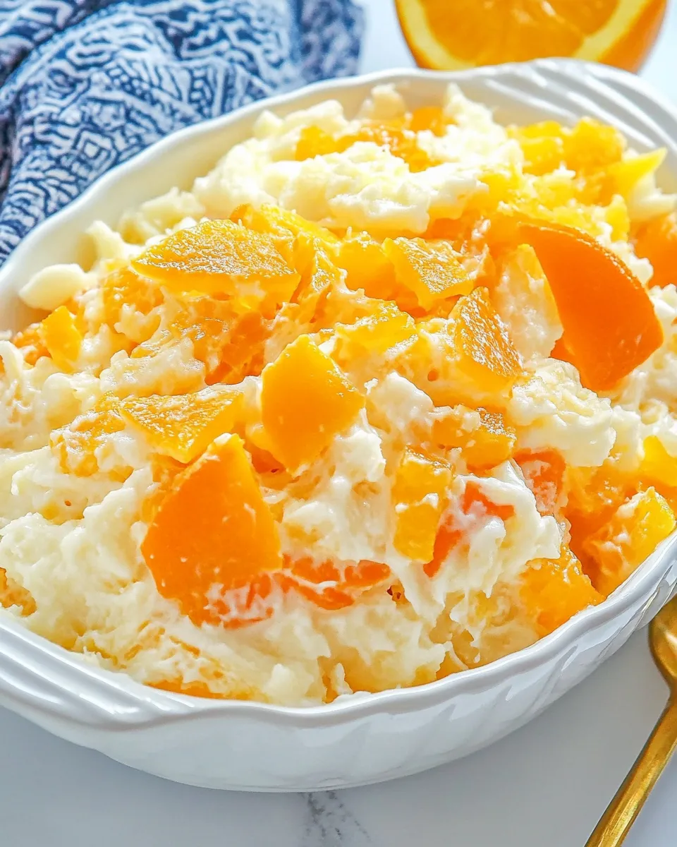 Delicious Lubys Ambrosia Salad (Easy Copycat Recipe) shot