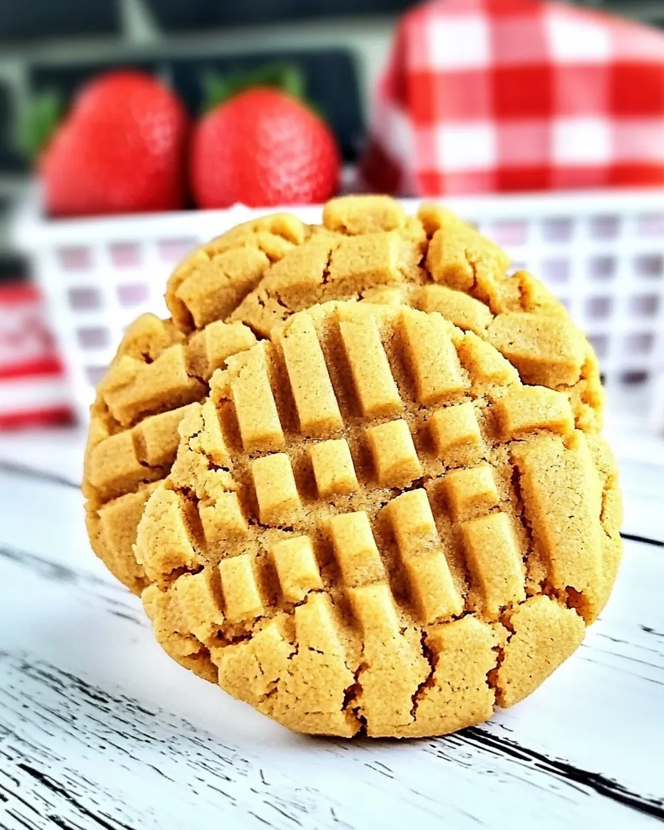 Homemade Lunch Lady Peanut Butter Cookies photo