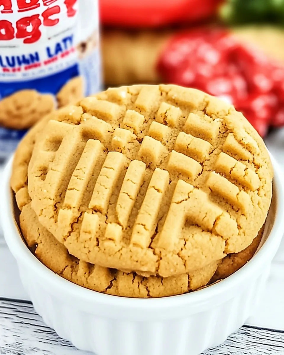 Delicious Lunch Lady Peanut Butter Cookies shot