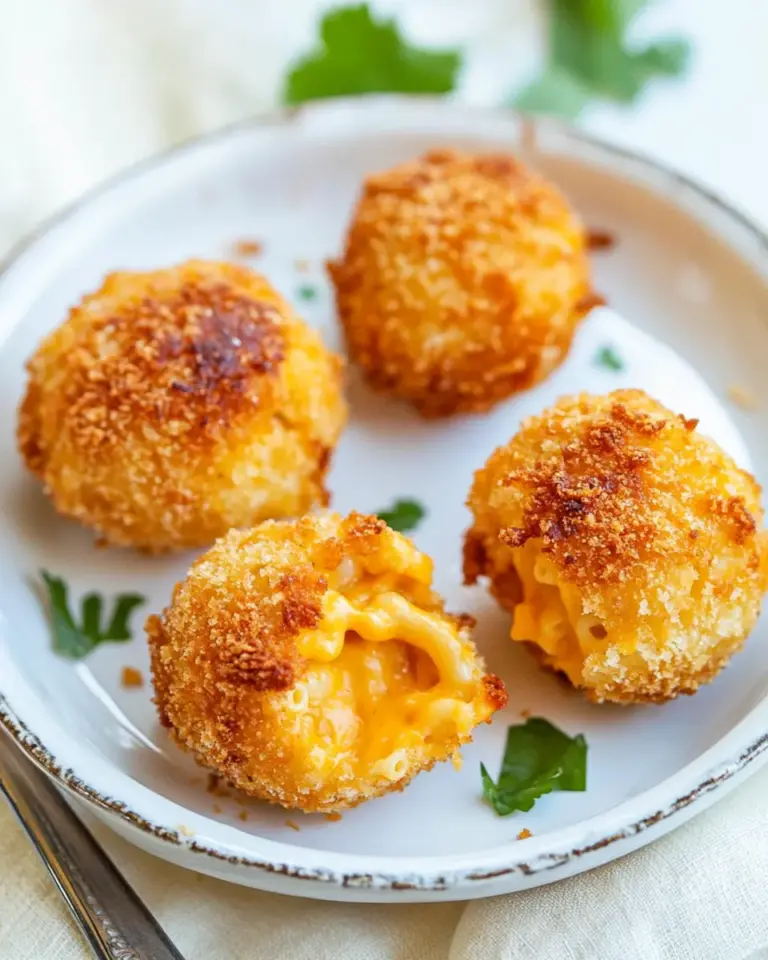 Homemade Macaroni and Cheese Baked Cheese Balls recipe photo