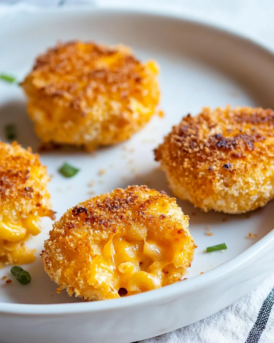 Classic Macaroni and Cheese Baked Cheese Balls image