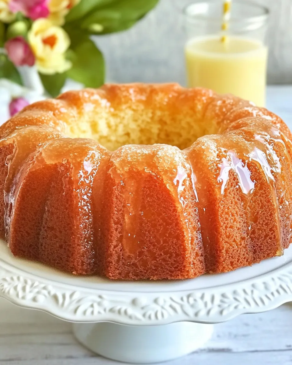 Classic Mamas 7up Pound Cake image