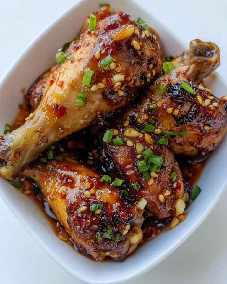 Homemade Marinated ChickenDrumsticks with Honey, Garlic & Soy Sauce photo