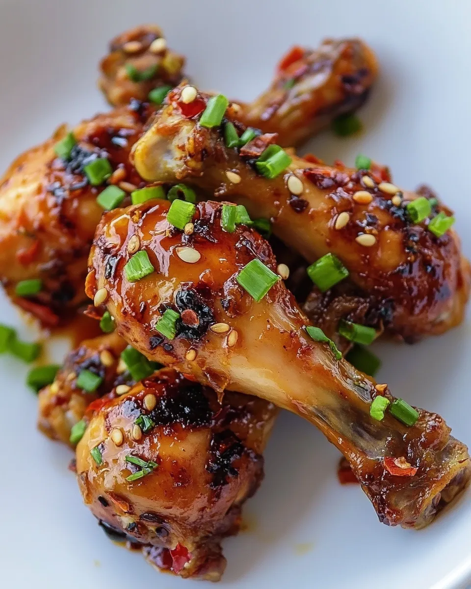 Easy Marinated ChickenDrumsticks with Honey, Garlic & Soy Sauce recipe photo