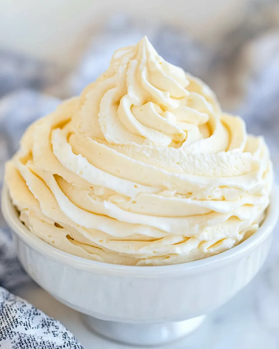 Homemade Marshmallow Buttercream Frosting photo