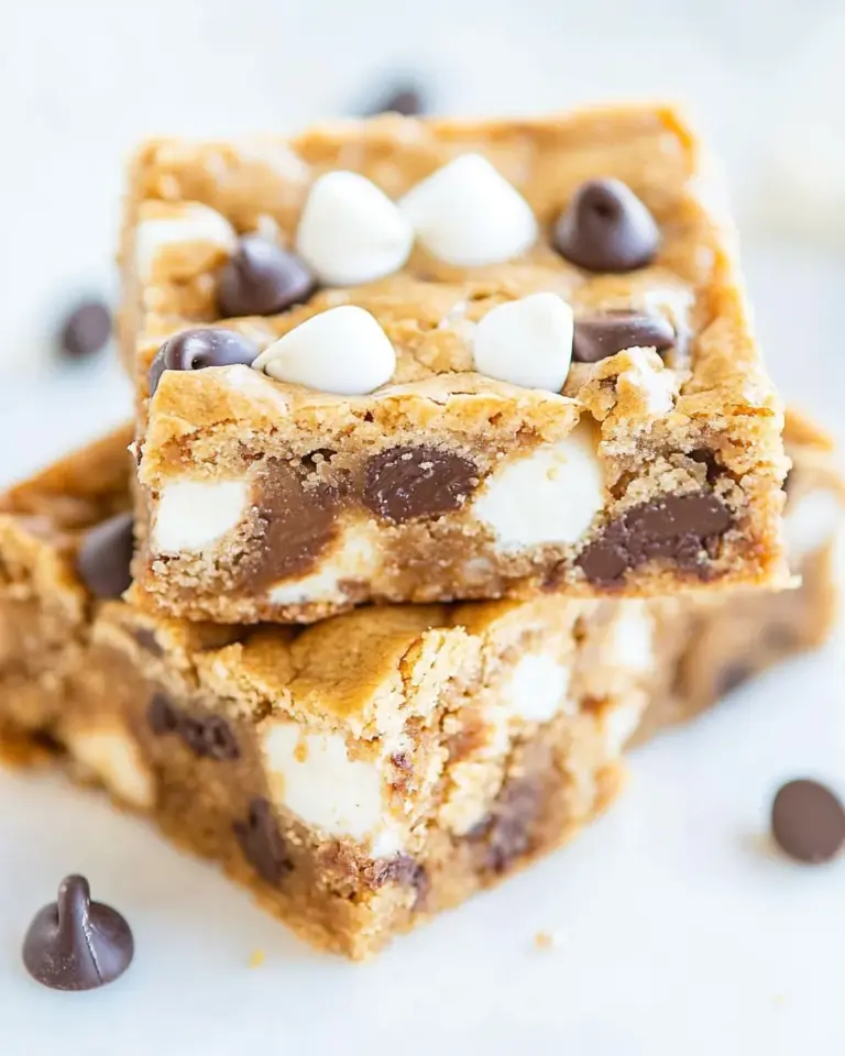 Homemade Marshmallow Chocolate Chip Cookie Bars photo