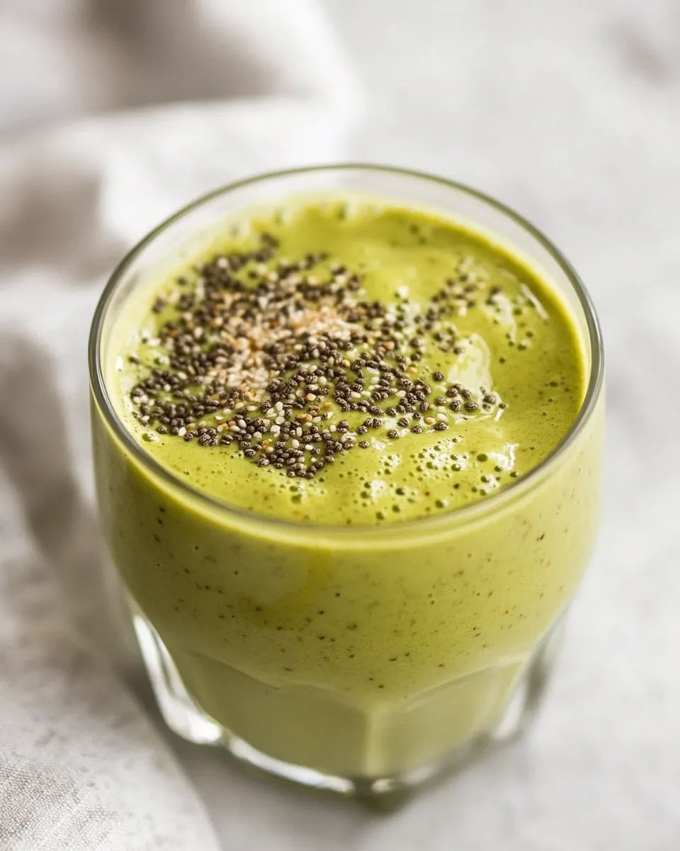 Homemade Matcha and Ginger Overnight Breakfast Shake photo