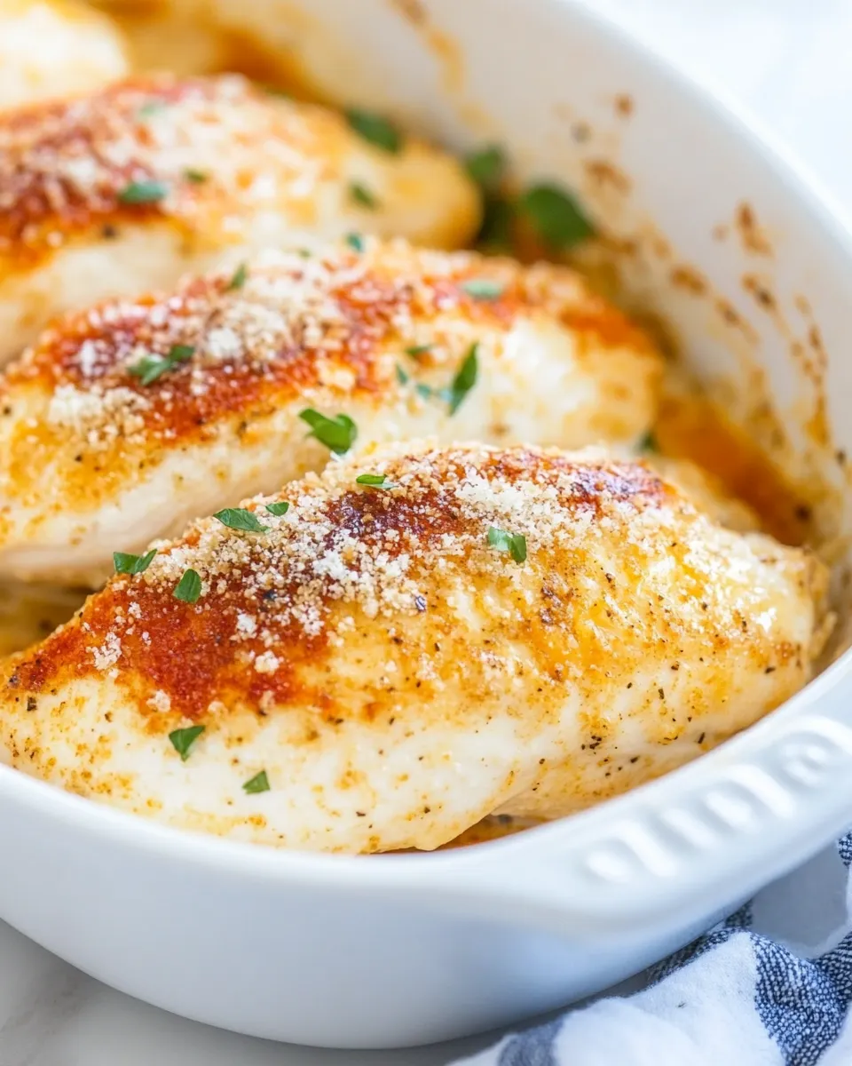 Quick Mayo Parmesan Chicken Bake recipe photo