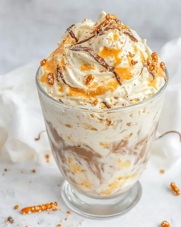 Homemade McDonalds Chocolate Pretzel McFlurry Easy Copycat Recipe photo