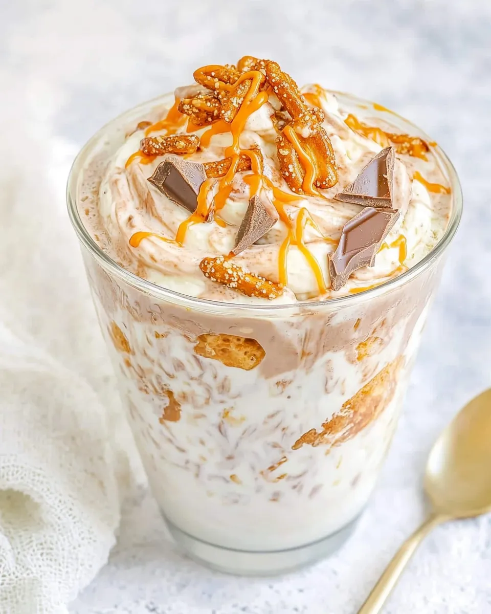 Classic McDonalds Chocolate Pretzel McFlurry Easy Copycat Recipe image