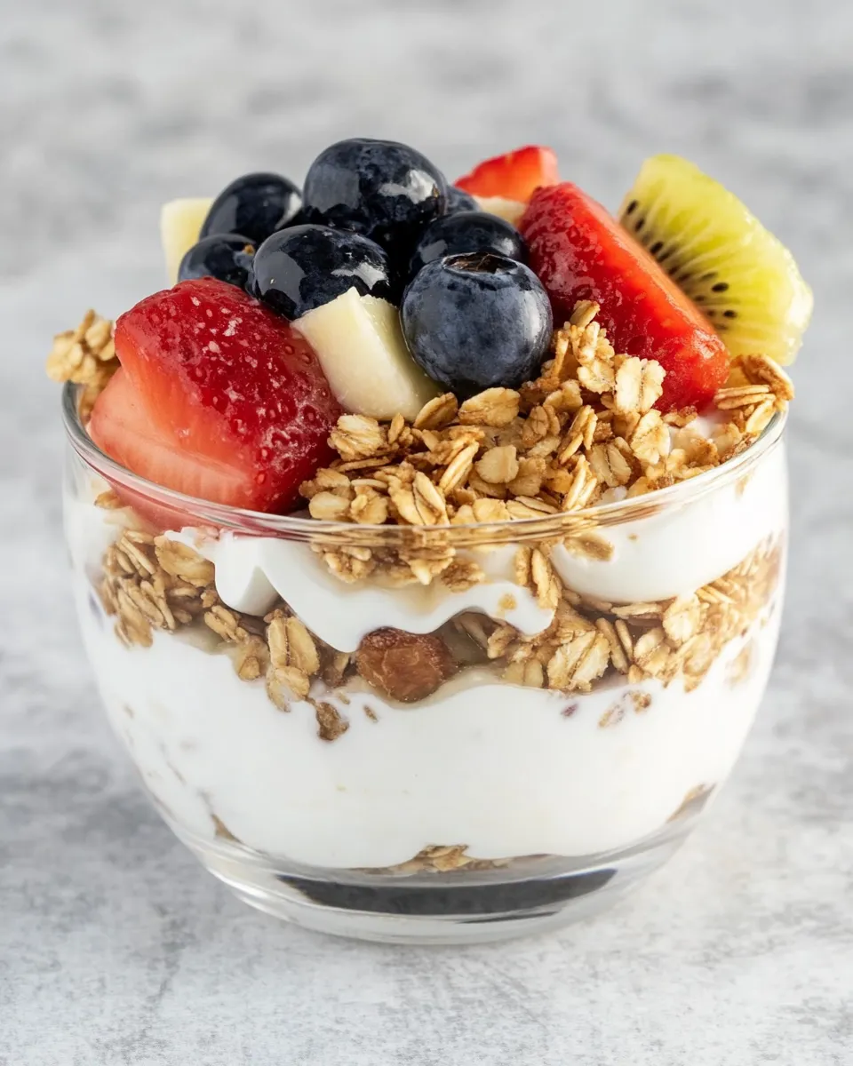 Easy McDonalds Fruit and Yogurt Parfait Easy Copycat Recipe dish photo