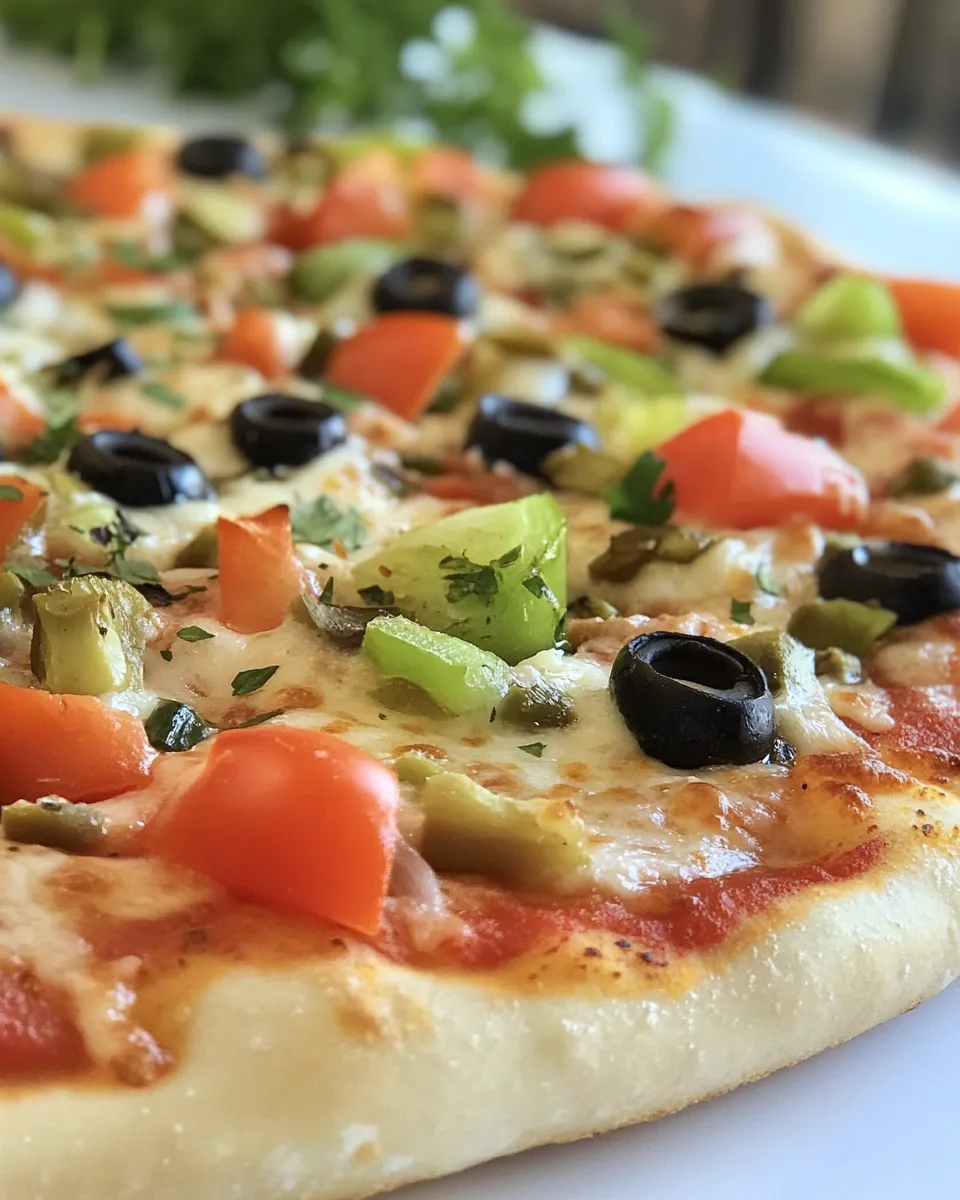 Classic Mediterranean Pizza recipe photo