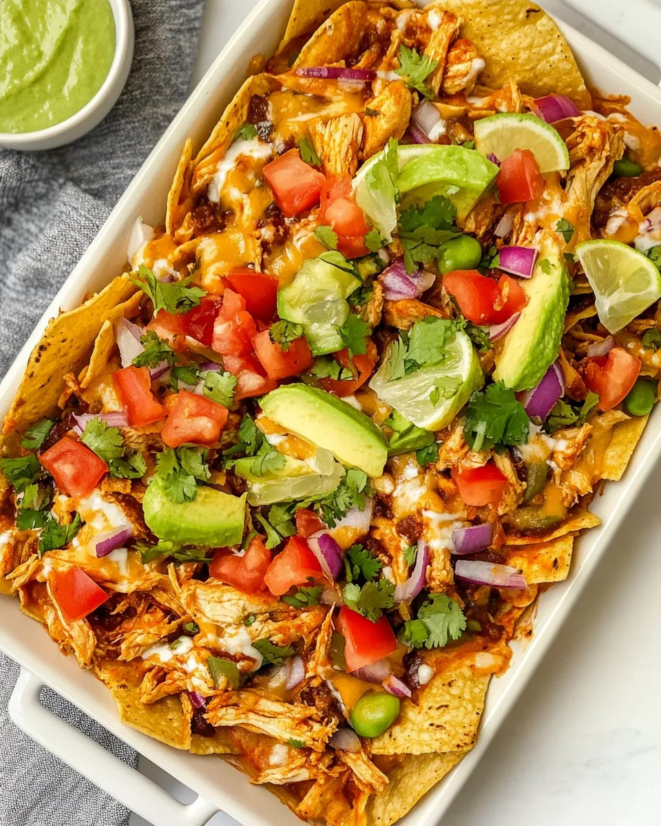 Classic Mexican Chicken Nachos image