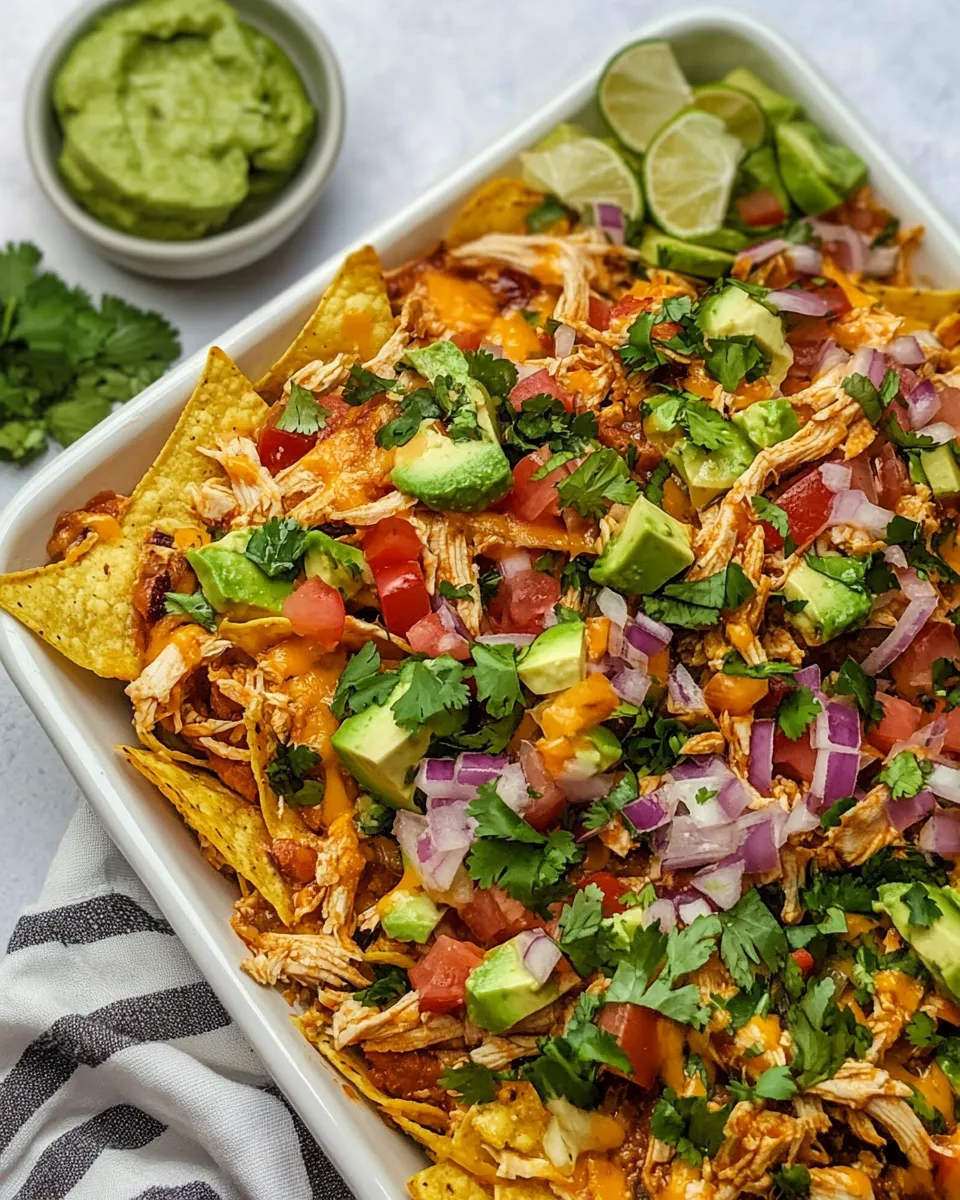 Easy Mexican Chicken Nachos recipe photo