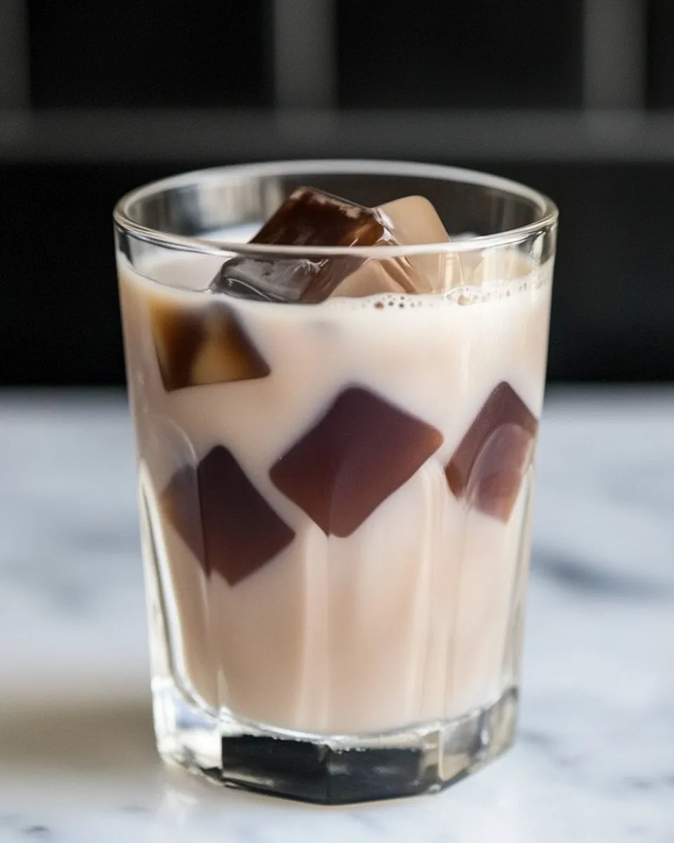 Easy Milk Tea With Coffee Jelly recipe photo