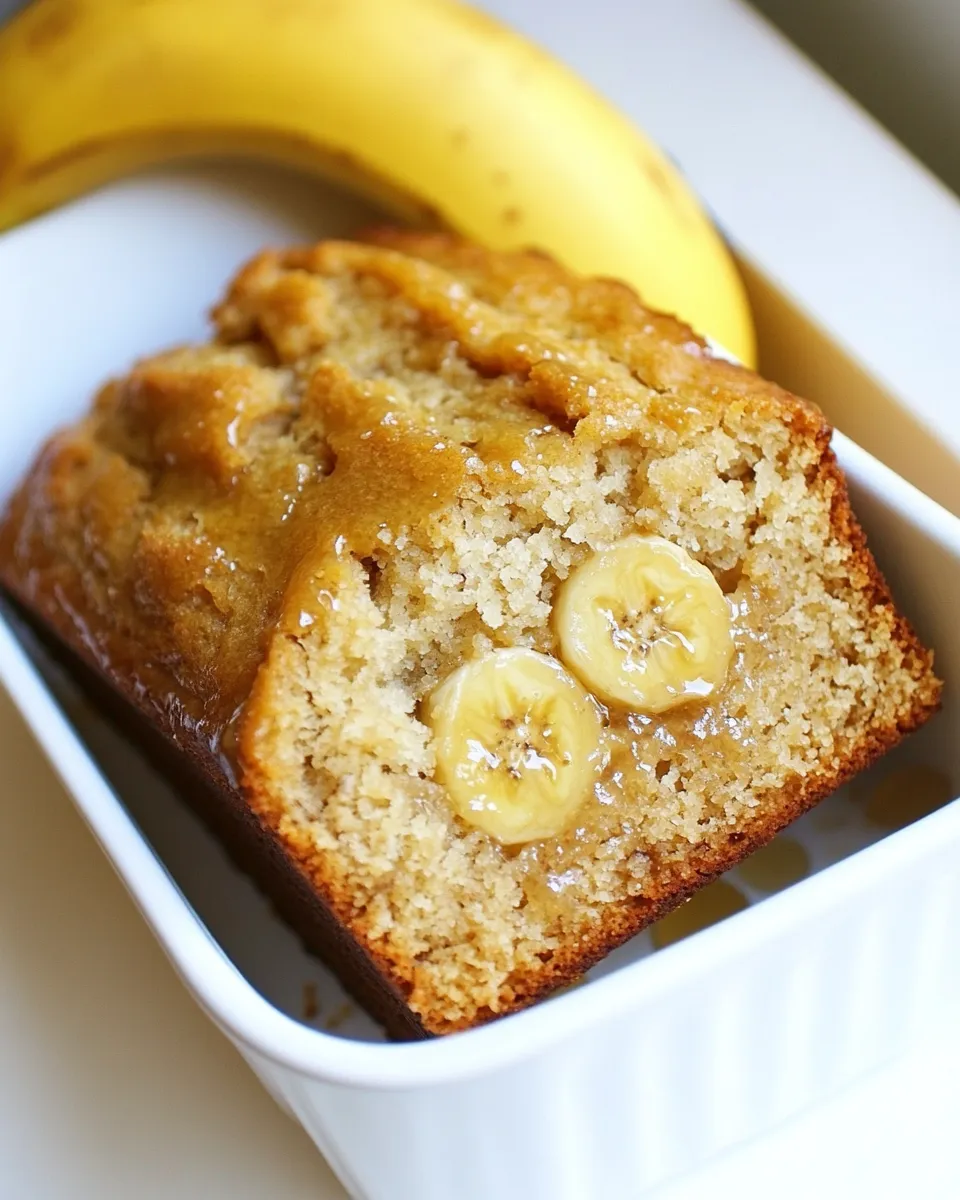 Homemade Milk and Honey Banana Bread photo