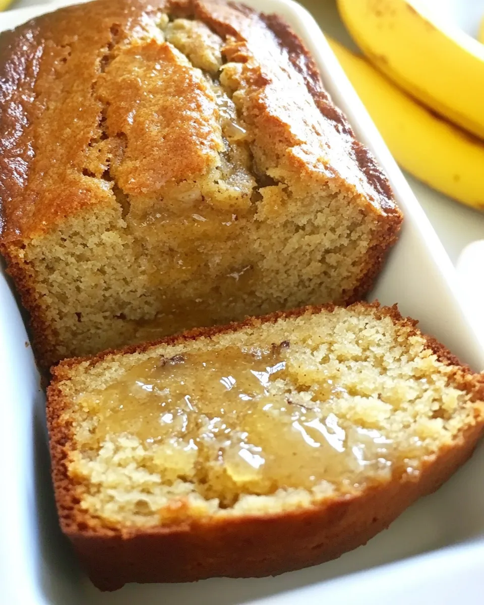 Easy Milk and Honey Banana Bread recipe photo