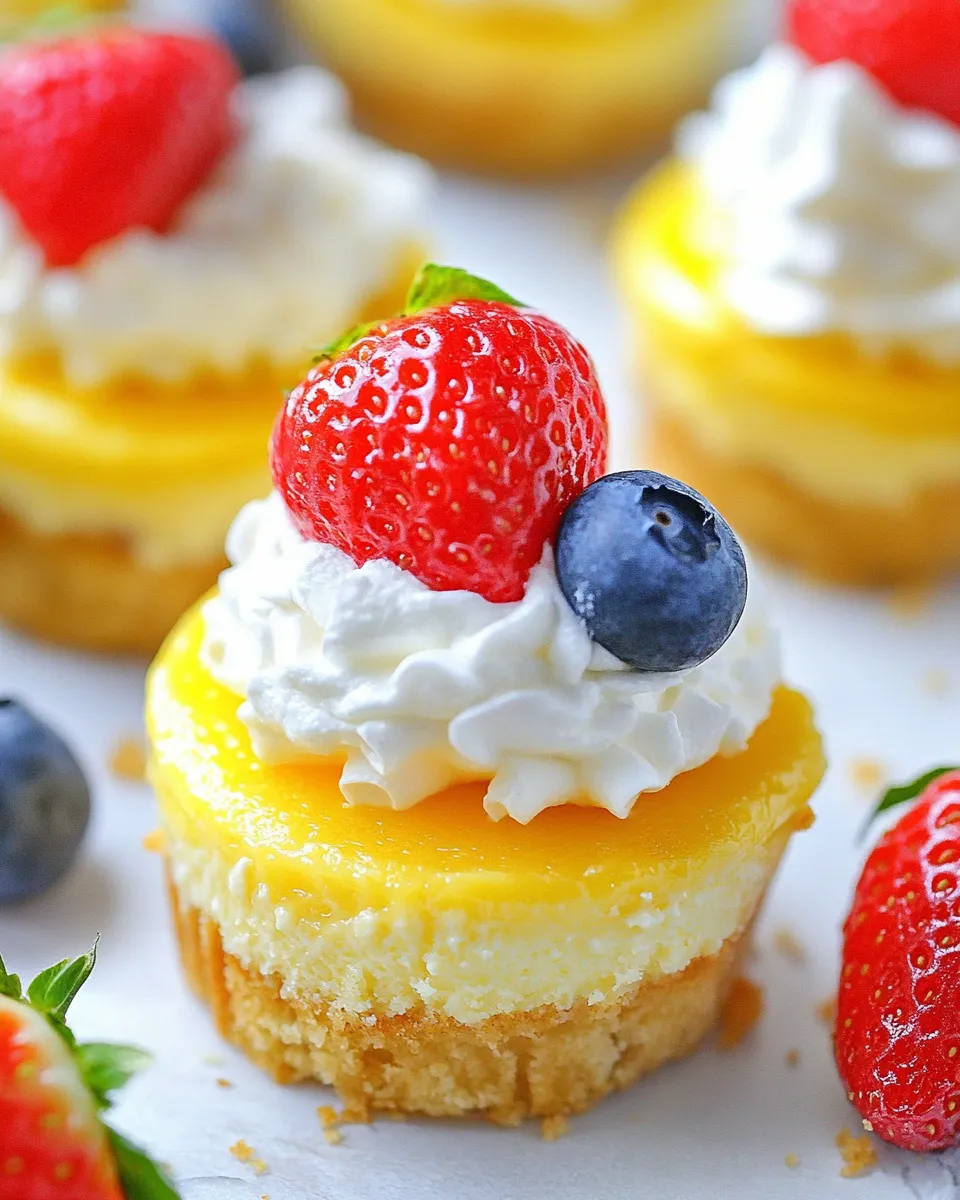 Homemade Mini Cheesecakes Recipe photo
