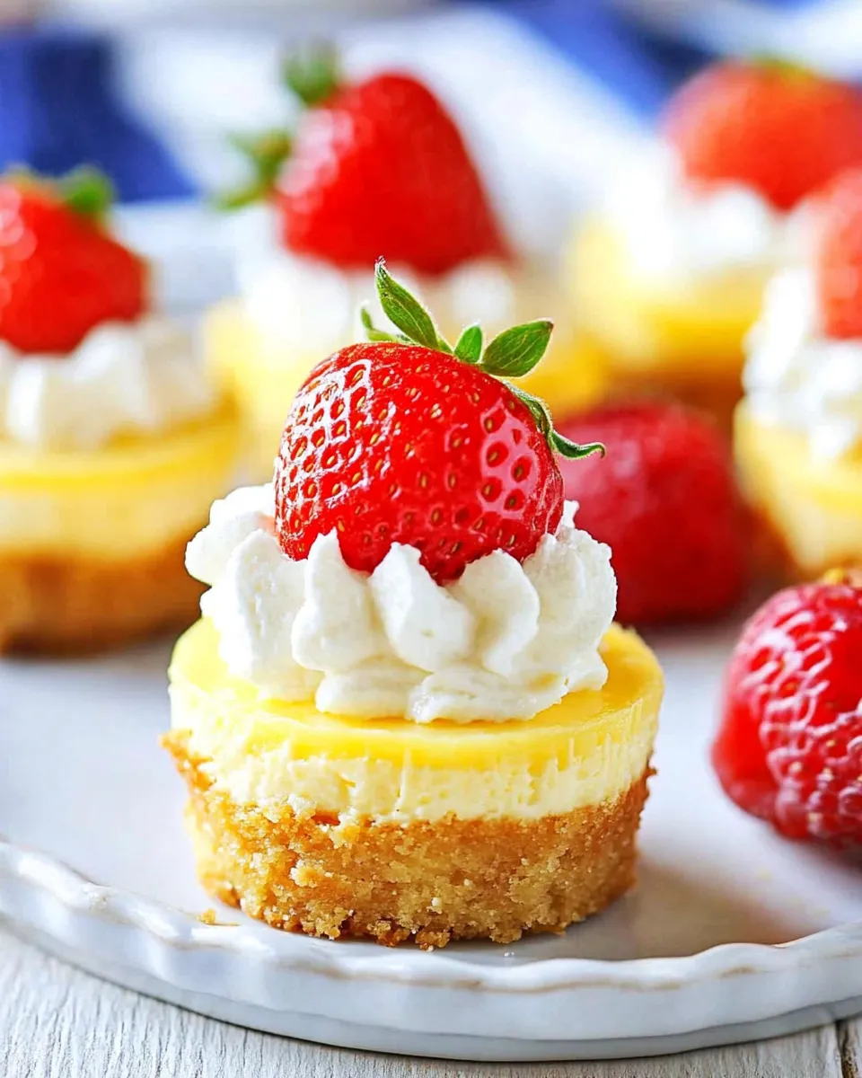 Classic Mini Cheesecakes Recipe image