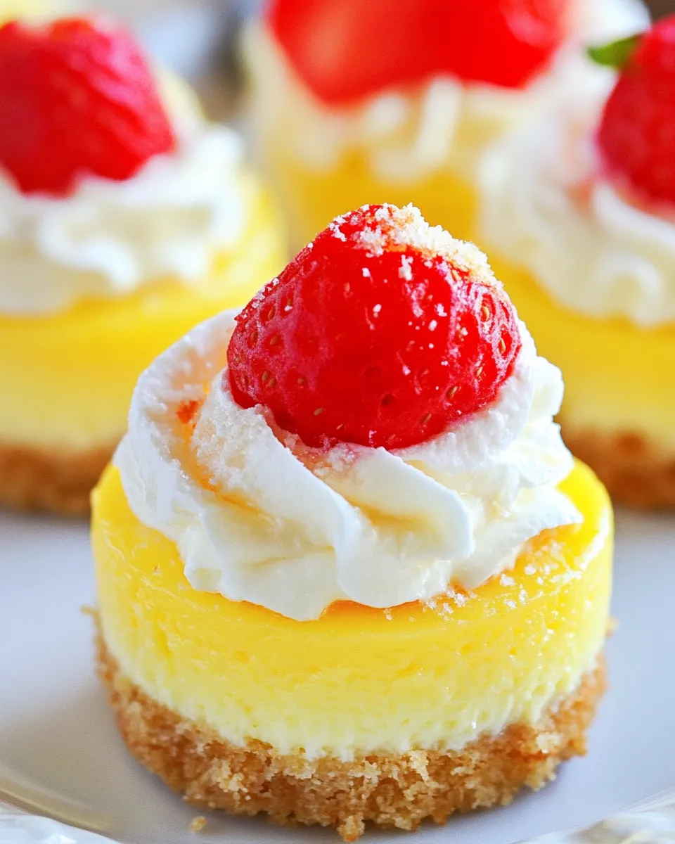 Delicious Mini Cheesecakes Recipe dish photo
