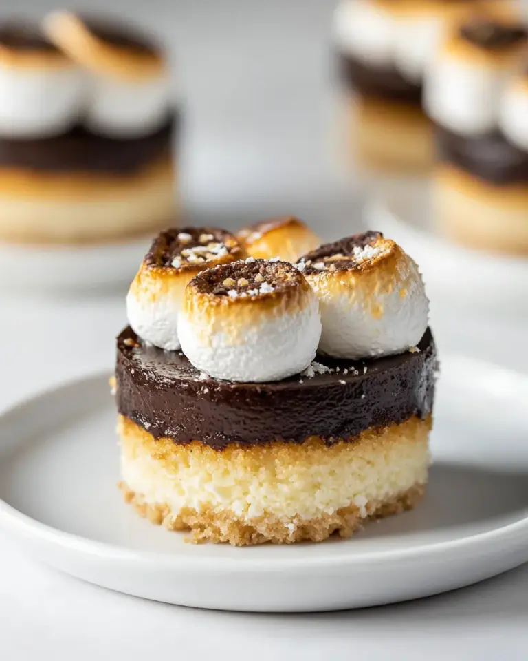 Homemade Mini Smores Cheesecakes photo