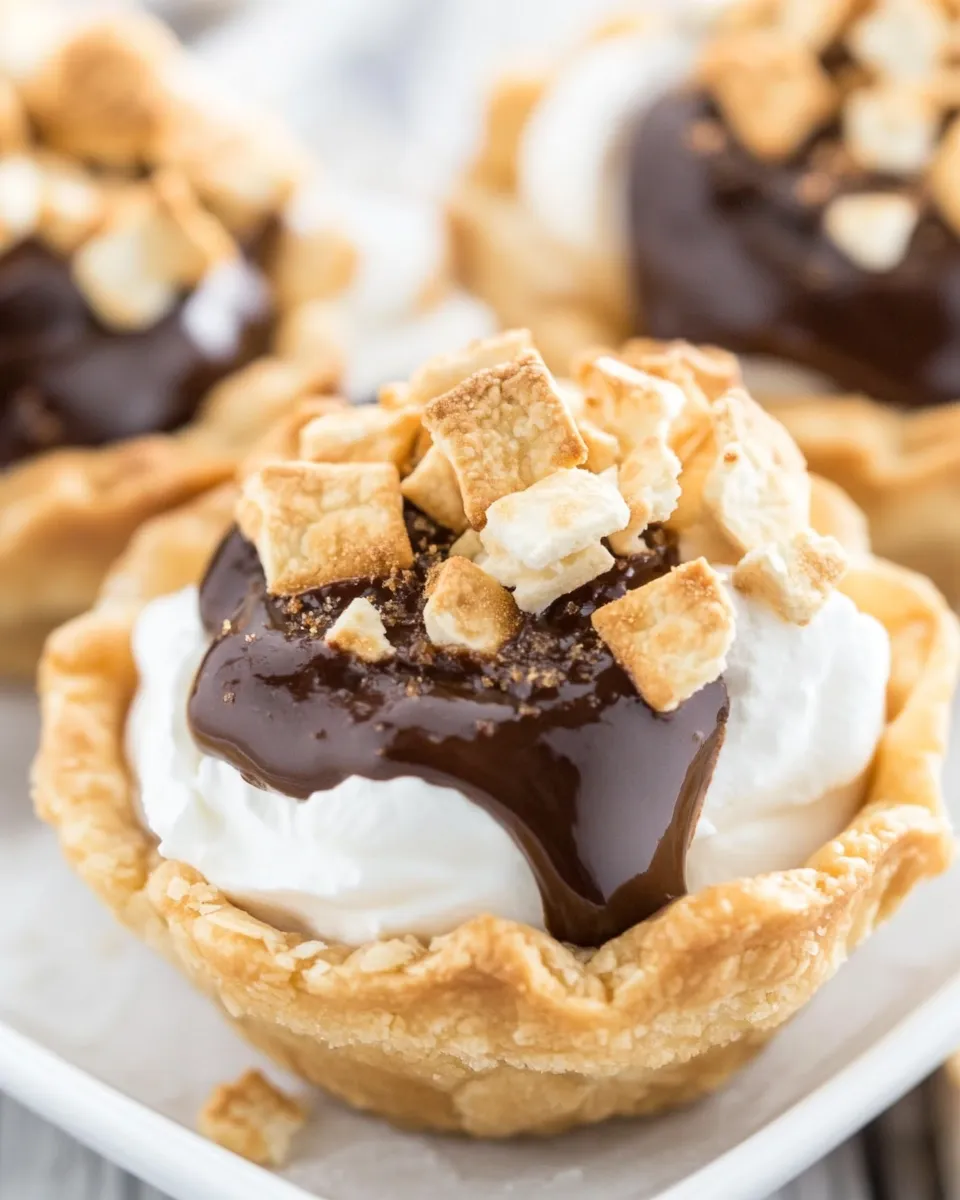 Delicious Mini Smores Tarts image