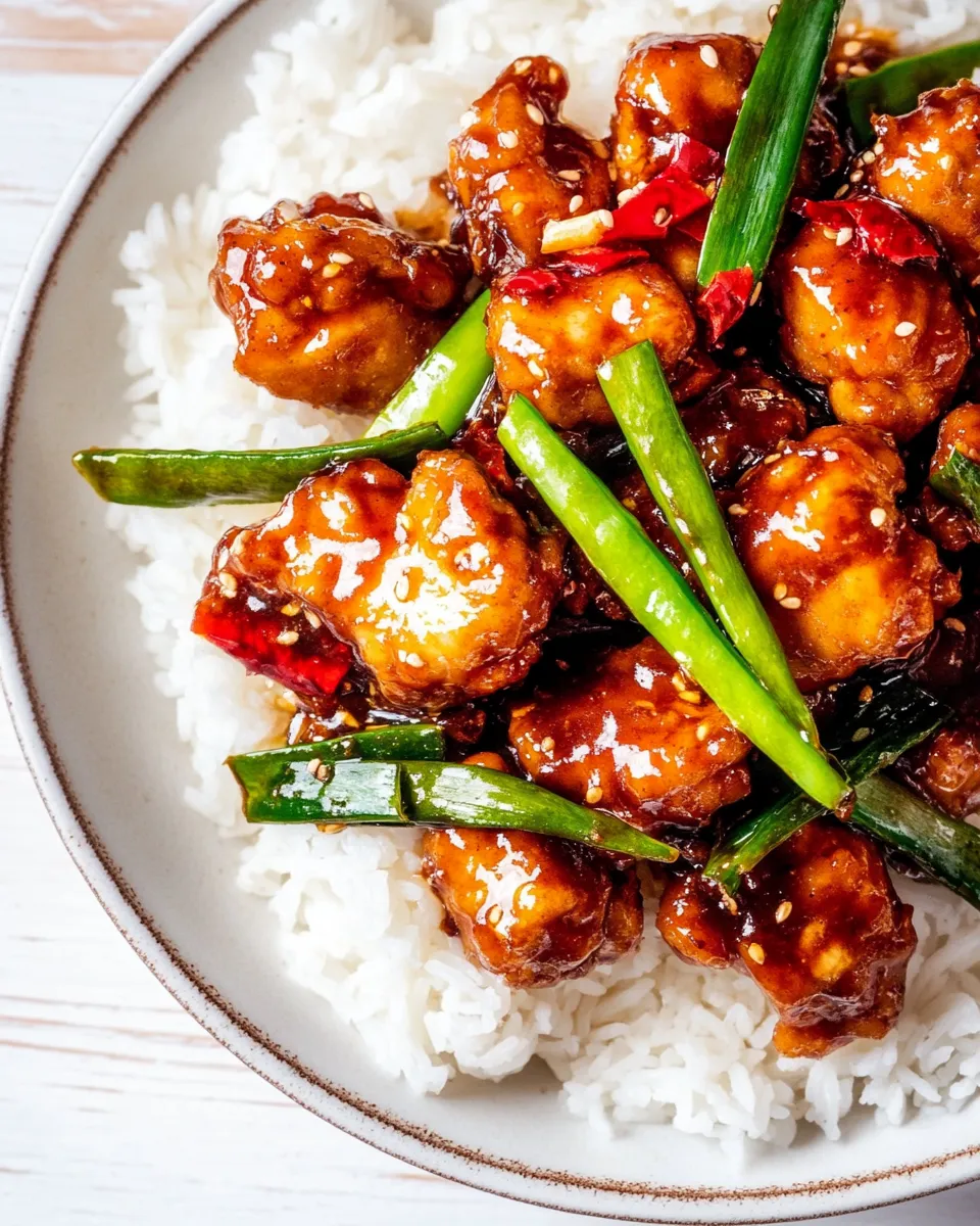 Quick Mongolian Chicken dish photo