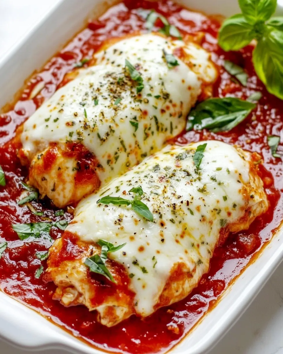 Delicious Mozzarella Chicken shot