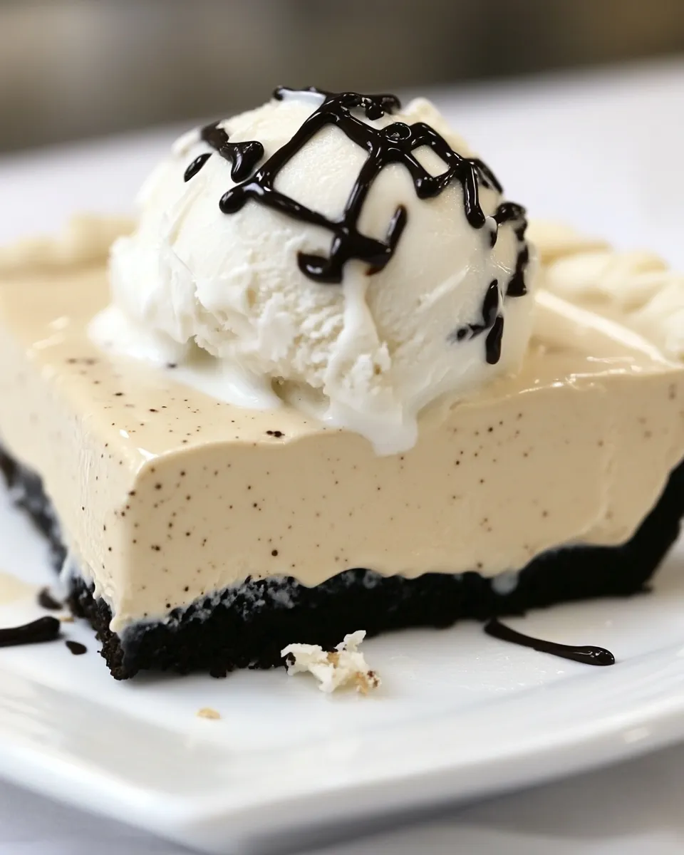 Classic Mud Pie with Homemade Decaf Coffee Ice Cream image
