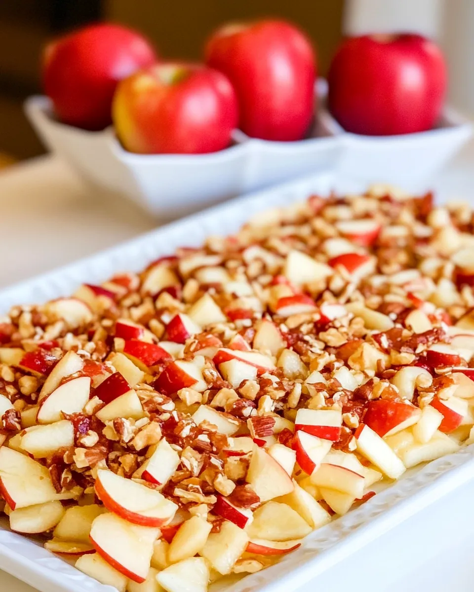 Easy No-Bake Apple Nachos photo
