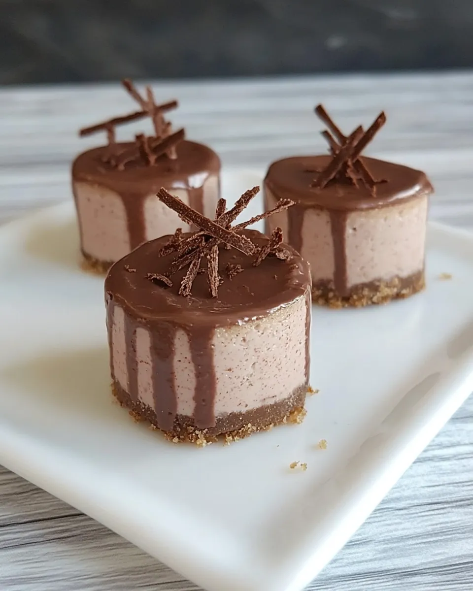 Quick No Bake Mini-Nutella Cheesecake recipe photo