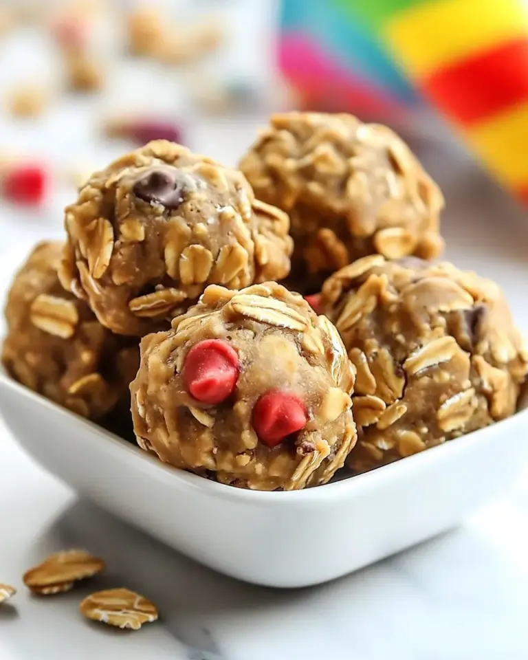 Easy No Bake Peanut Butter Oatmeal Cookie Balls photo