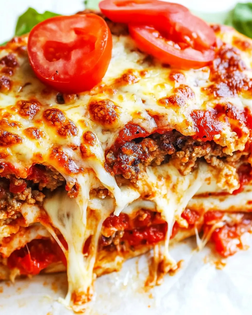 Classic Nostalgic School Cafeteria Pizza Burgers: Easy Family Dinner Recipe image