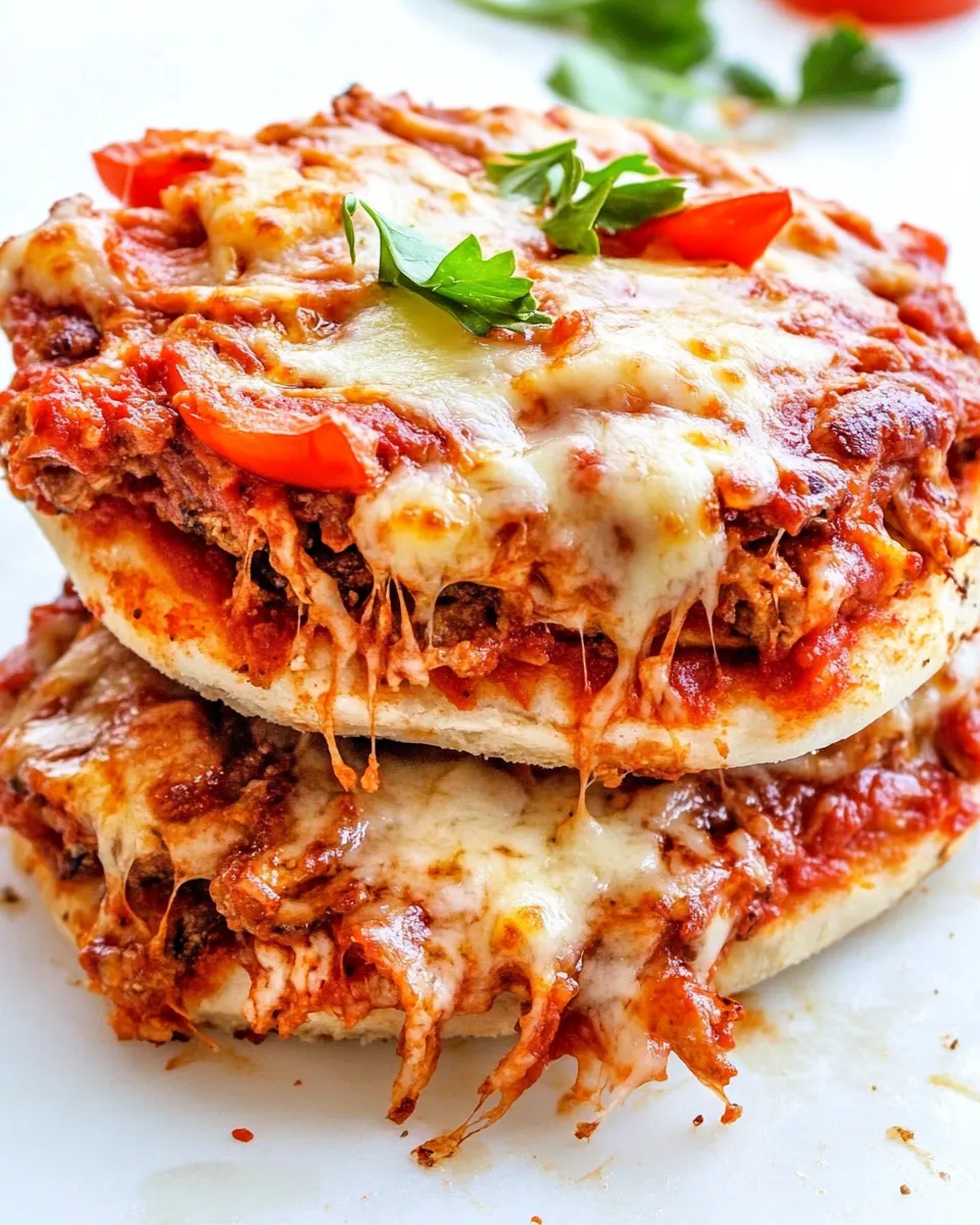 Easy Nostalgic School Cafeteria Pizza Burgers: Easy Family Dinner Recipe shot