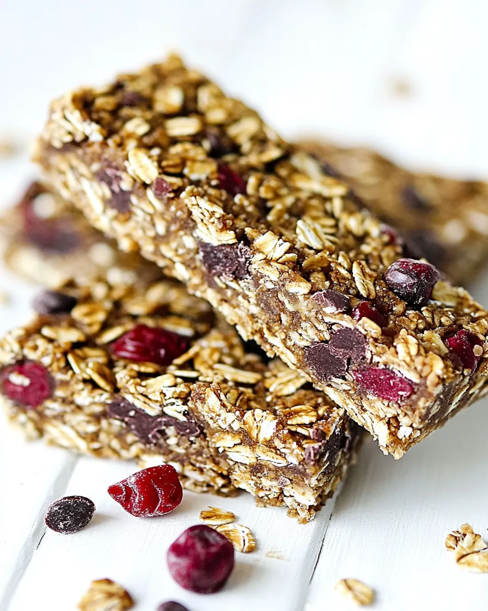 Easy Nut Free Granola Bars recipe photo