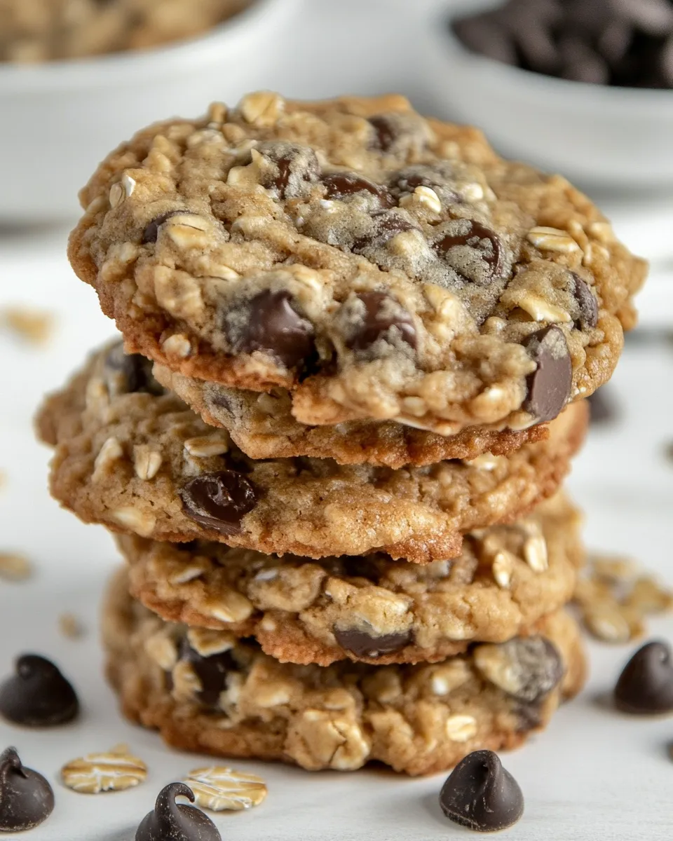Classic Oatmeal-Walnut-Chocolate Chip Cookies image