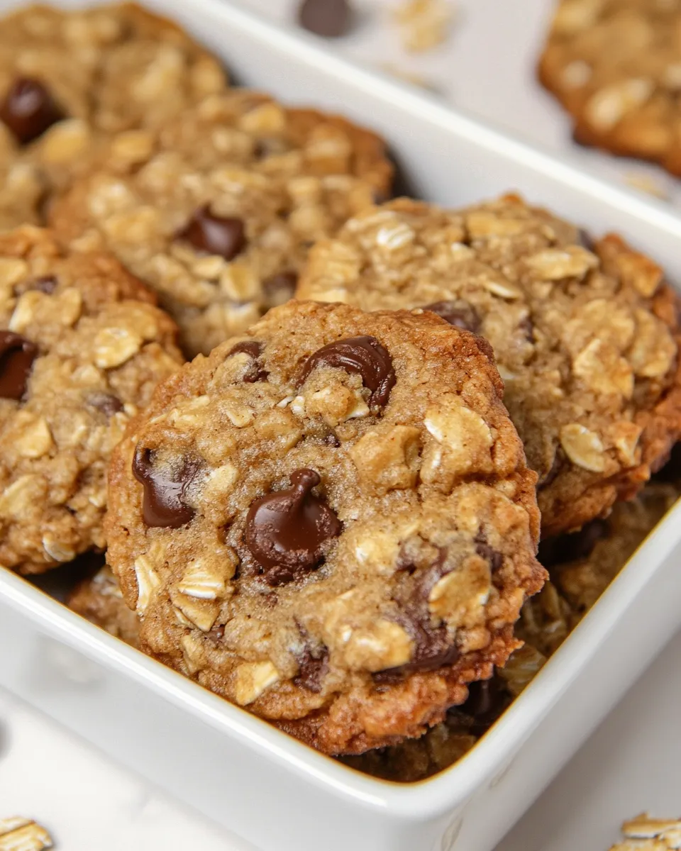 Easy Oatmeal-Walnut-Chocolate Chip Cookies recipe photo