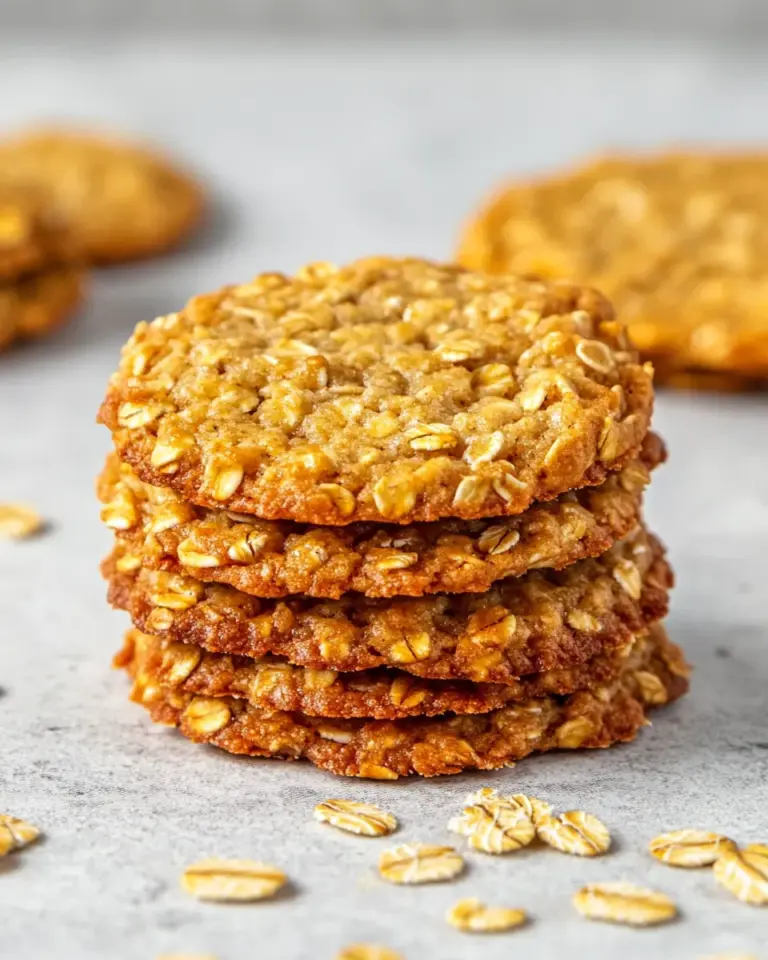 Homemade Oatmeal Lace Cookies photo