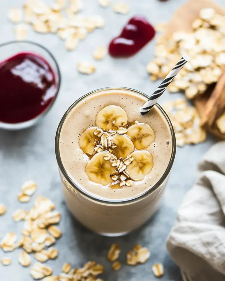 Homemade Oatmeal Smoothie photo